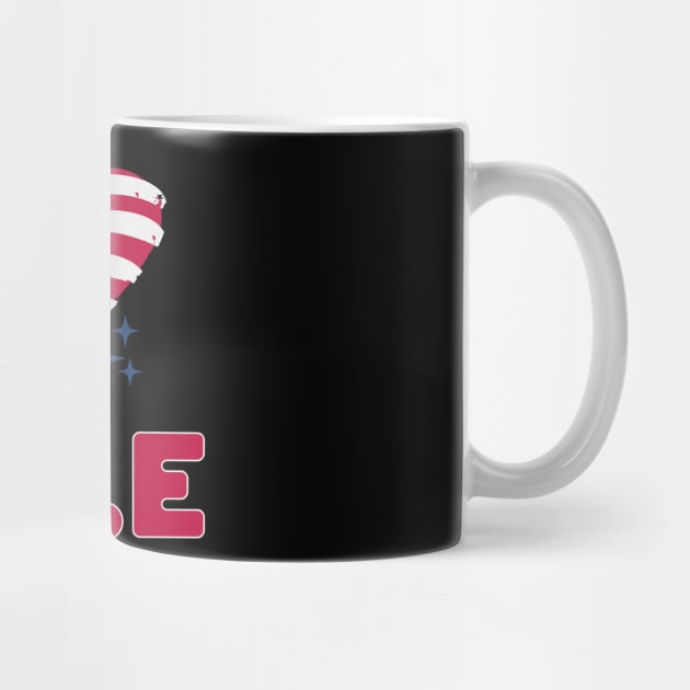 I Heart DOGE American Flag by ArtistTee ⭐⭐⭐⭐⭐